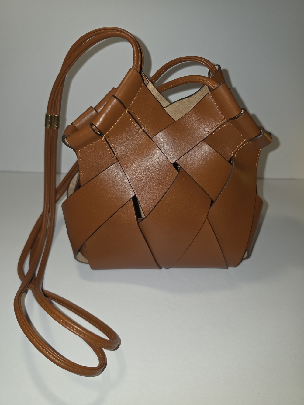 Ulla Johnson Charlotte Woven Leather Crossbody - Picture 13 of 13